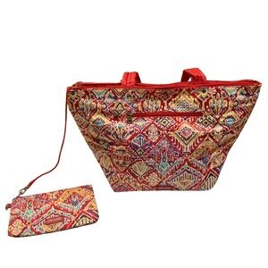 Sakroots Reversible Tote Bag & Wallet Pouch